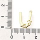 Латунные микро проложить кубического циркония подвески KK-M310-01G-21-3
