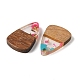 Подвески из смолы и дерева WOOD-S061-02E-2