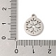 Не тускнеющие рождественские подвески из нержавеющей стали 201 STAS-E217-03P-3