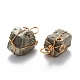 Латунные подвески из пирита G-N0145-10-3