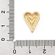Латунный микро pave прозрачный кубик циркония подвески ZIRC-I068-30G-3