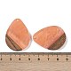 Подвески из смолы и дерева WOOD-F015-07A-3