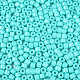 Непрозрачный стеклянный бисер с краской для выпечки SEED-T008-02O-3