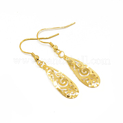 Серьги-подвески из нержавеющей стали 304 EJEW-O024-15G