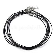 Круглые ожерелья кожаный шнур делает MAK-I005-2mm