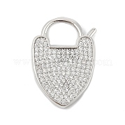Латунные микро проложить кубического циркония подвески KK-P299-13P