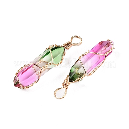 Подвески lampwork GLAA-T023-07L-1
