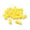 Opaque Acrylic Beads, Bamboo Stick, Yellow, 11x5.5mm, Hole: 2.8mm, about 3360pcs/500g 