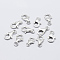 Anti-Tarnish Rhodium Plated 925 Sterling Silver Lobster Claw Clasps, with 925 Stamp, Platinum, 13mm, Hole: 2mm