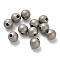 Brass Beads, Lead Free & Cadmium Free, Round, Antique Silver, 7mm, Hole: 2mm