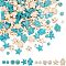 8 Styles Synthetic Turquoise Gemstone Beads, Starfish & Round & Turtle, Mixed Shapes, Mixed Color, 6~18.5x6~15x5.5~8mm, Hole: 1~1.5mm
