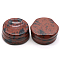 Natural Mahogany Obsidian Display Base Stand Holder for Crystal, Crystal Sphere Stand, 2.7x1.2~1.4cm