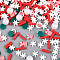 Handmade Polymer Clay Cabochons, with Plastic, Christmas Theme, Mixed Shapes, Mixed Color, 3~10x1~6x0.3~6mm
