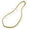 Rhinestone Tennis Necklace, with Brass Magnetic Clasp, Cadmium Free & Nickel Free & Lead Free, Crystal, 46.5x0.4cm