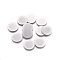 Tarnish Resistant 316 Surgical Stainless Steel Cabochons, Flat Round, Stainless Steel Color, 14x0.5mm