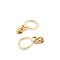 Alloy Zipper Silder Pull for Nylon Zips, For Jacket Bag Repair Zipper, Light Gold, 40mm