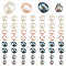 WADORN 60pcs 4 Styles Freshwater Cultured Pearl Beads, 5-8mm Oval Natural Cultured Freshwater Pearl Beads with 0.6-0.8mm Hole Irregular Nuggets Pearl Loose Beads for Pendants Earrings Jewelry Making