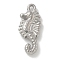 Anti-Tarnish 304 Stainless Steel Pendants, Sea House Charm, Stainless Steel Color, 29x12.5x4.5mm, Hole: 1.6mm
