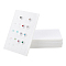 Jewelry Sponge Insert Mats, Ractangle, White, 182x283x12.5mm