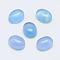 Natural Agate Cabochons, Oval, Dyed & Heated, 10x8x4mm
