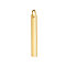 Ion Plating(IP) 304 Stainless Steel Pendants, with Jump Ring, Manual Polishing, Rectangle Charm, Stamping Blank Tag, Golden, 20x3x1.5mm, Hole: 3mm