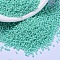 MIYUKI Delica Beads, Cylinder, Japanese Seed Beads, 11/0, (DB2122) Duracoat Dyed Opaque Catalina, 1.3x1.6mm, Hole: 0.8mm, about 2000pcs/10g