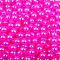 Eco-Friendly Plastic Imitation Pearl Beads, High Luster, Grade A, No Hole Beads, Round, Fuchsia, 8mm, 200pcs/box