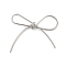 Non-Tarnish 304 Stainless Steel Connector Charms Links, Bowknot, Stainless Steel Color, 29.5x33.5x1mm, Hole: 14x6.5mm