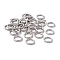 Non-Tarnish 304 Stainless Steel Jump Rings, Open Jump Rings, Round, Stainless Steel Color, 10x1.4mm, Inner Diameter: 7.4mm