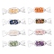 1360Pcs 8 Styles Natural Mixed Stone Chip Beads, No Hole/Undrilled, with Clear Plastic Candy Box, 2~8x2~4mm, about 170pcs/style