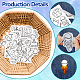 4 лист 11.6x8.2-дюймовых рисунков вышивки палочками и стежками DIY-WH0455-057-3