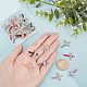 4 комплект акриловых подвесок угловой формы FIND-PH0009-13-3