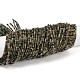 Нити бусин из натурального зеленого рутилированного кварца G-RM2025-C38-A-2