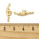 Латунные микропаве прозрачные подвески с фианитом KK-H460-27G-3
