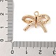 Латунные микропаве прозрачные подвески с фианитом KK-S388-03G-3