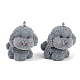 Кулоны из флокированной смолы FIND-A052-07L-1