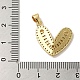 Латунные микро проложить кубического циркония подвески KK-C058-02G-01-3
