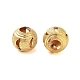Текстура латунные бусины KK-S379-02G-C-2