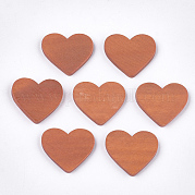 Расписные деревянные кабошоны WOOD-T021-04I