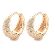 Фактурные серьги-кольца из латуни KK-B082-23G