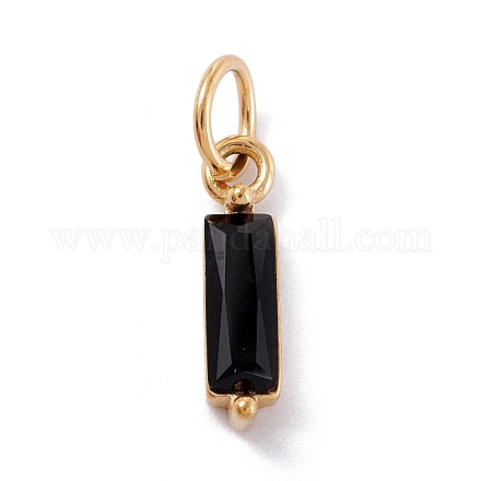 Подвески из нержавеющей стали 304 с кубическим цирконием STAS-E487-21G-05-1
