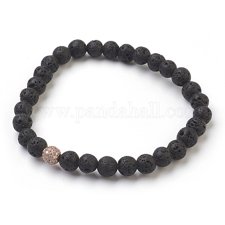 Бусины из натуральной лавы BJEW-JB03839-04-1