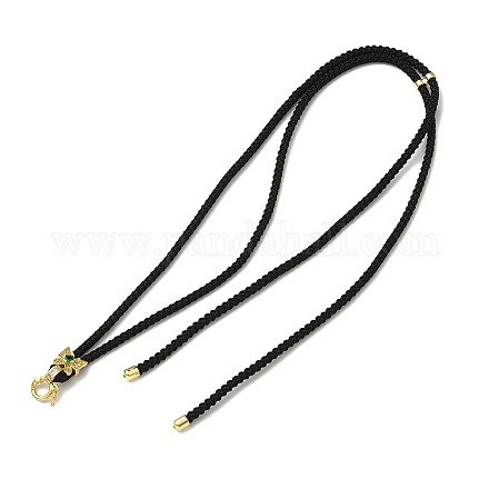 Нейлоновый шнур ожерелья выводы KK-Q019-09G-01-1