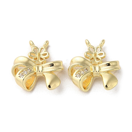 Латунные микро проложить кубического циркония подвески KK-F862-16G-1