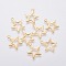 304 Stainless Steel Charms, Star, Golden, 14.5x12.5x0.7mm, Hole: 1.4mm