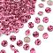 Preciosa® MAXIMA Crystal Round Stones, Czech Crystal, Dura Foiling, Round(431 11 615 Chaton), 70010 Rose, SS10/PP21(2.7~2.9mm)