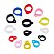 GORGECRAFT 72PCS Anti-Lost Silicone Rubber Rings 6 Colors 8mm 13mm Diameter Lostproof O Rings Adjustable Band Holder Necklace Lanyard Pendant for Pens Device Keychains Daily Sport Home Supplies