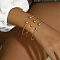 Fashionable 201 Stainless Steel Cuff Bangles Set for Women