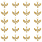 DICOSMETIC 20Pcs Rhinestone Bird Charms Brass Cubic Zirconia Pendants 18K Gold Plated Bird Charms Small Animal Dangle Pendants with Jump Ring for Necklace Bracelet Jewelry Making, Hole: 3mm