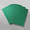 Rectangle EVA Glitter Foam Sheets, for Art Craft, Gift Wrapping, Scrapbooking, Green, 302x200x2mm, 10 sheets/set